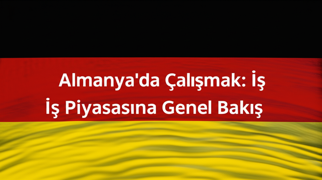 Almanya'da Çalışmak: İş Piyasasına Genel Bakış