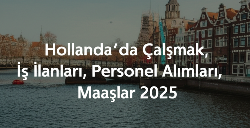 Hollanda’da Çalışmak, İş İlanları, Personel Alımları, Maaşlar 2025 Hollanda’da Çalışmak, İş İlanları, Personel Alımları, Maaşlar 2025