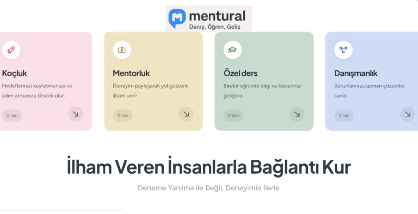 Mentural.com: Mentorlukta Yeni Bir Dönem Başlıyor Mentural.com: Mentorlukta Yeni Bir Dönem Başlıyor