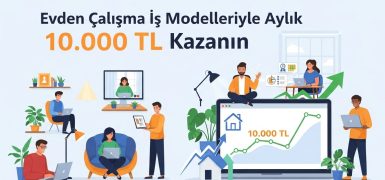 Evden Çalışarak Aylık 10.000 TL Kazandıran İş Modelleri