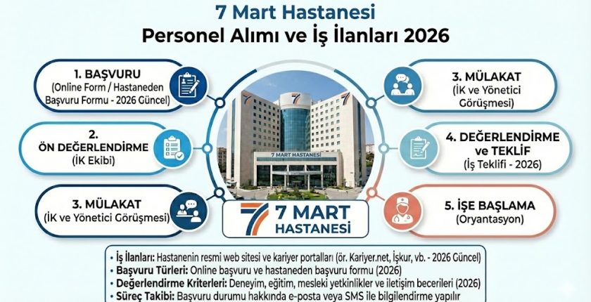 7 Mart Hastanesi Personel Alımı ve İş İlanları 2026 7 Mart Hastanesi Personel Alımı ve İş İlanları 2026