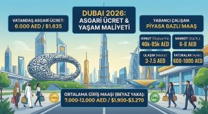 Dubai Asgari Ücret 2026 – Birleşik Arap Emirlikleri’de Yaşam Maliyeti 2026