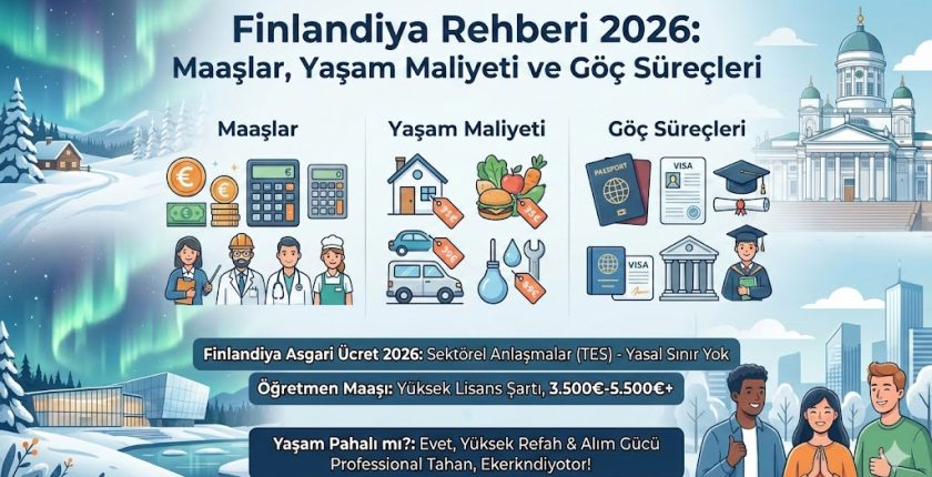 Finlandiya Asgari Ücret 2026 – Finlandiya Yaşam Maliyeti
