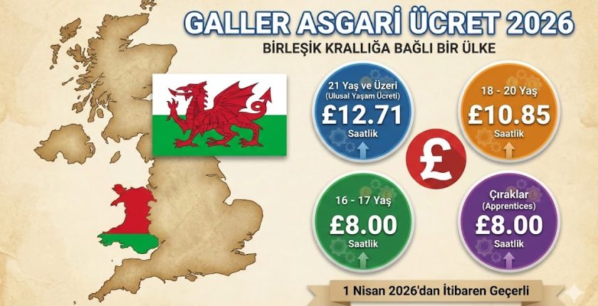 Galler Asgari Ücret 2026 – Birleşik Krallığa Bağlı Bir Ülke