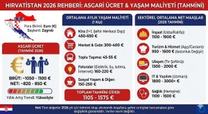 Hırvatistan Asgari Ücret – Yaşam Maliyeti 2026