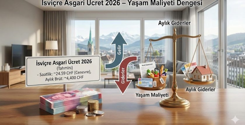 İsviçre Asgari Ücret 2026 – Yaşam Maliyeti