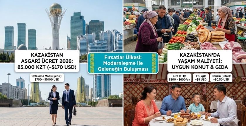 Kazakistan Asgari Ücret 2026 – Kazakistan’da Yaşam