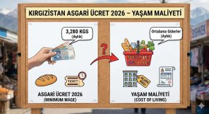 Kırgızistan Asgari Ücret 2026 – Yaşam Maliyeti Kırgızistan Asgari Ücret 2026 – Yaşam Maliyeti