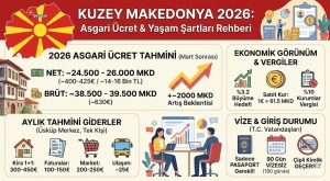 Makedonya Asgari Ücret 2026 – Makedonya Şartları