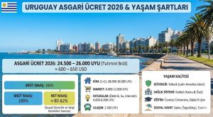 Uruguay Asgari Ücret 2026 – Yaşam Şartları Nasıldır?