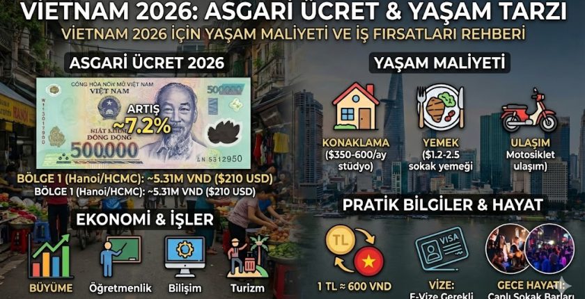 Vietnam Asgari Ücret 2026 – Vietnam’da Yaşam Nasıl?