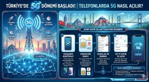 Türkiye’de 5G Dönemi Resmen Başladı! Telefonlarda 5G Nasıl Açılır? Sorunlar ve Çözümleri
